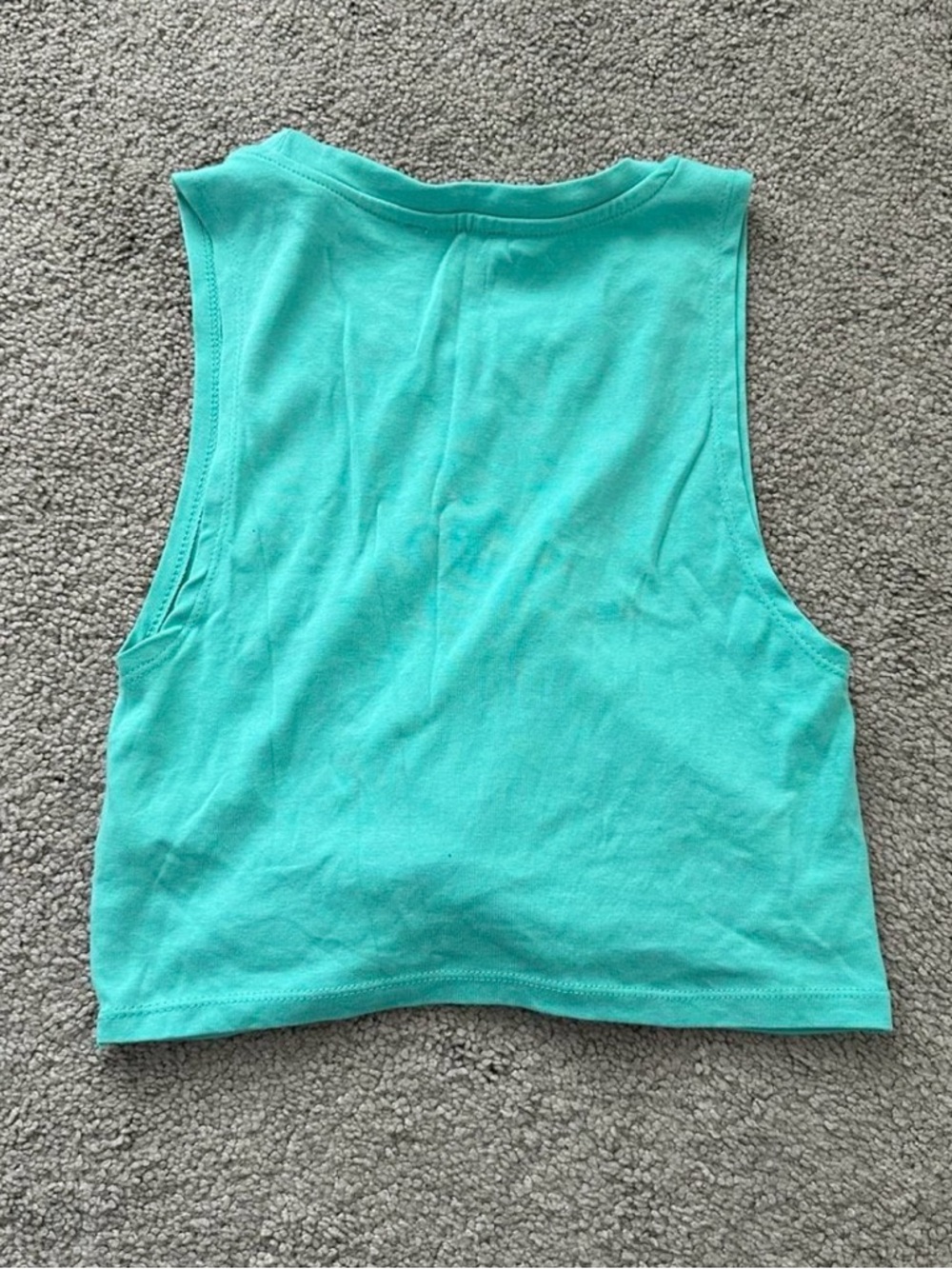 Zara Teal Twist Front Tank - Picture 3 of 3